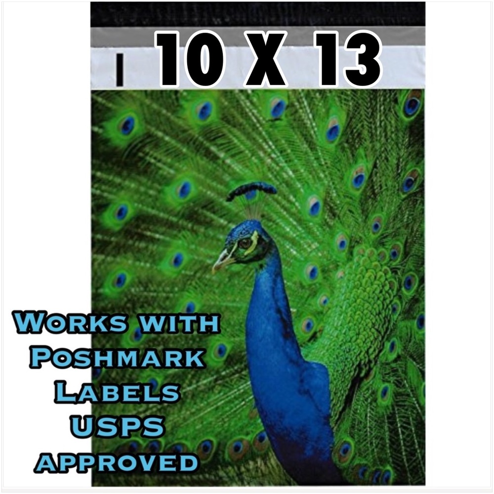 25 10X13 Poly Mailers Royal Peacock PRICE IS FIRM - Picture 11 of 13